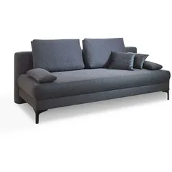 Nehl Schlafsofa Genua Stoff Grau Anthrazit