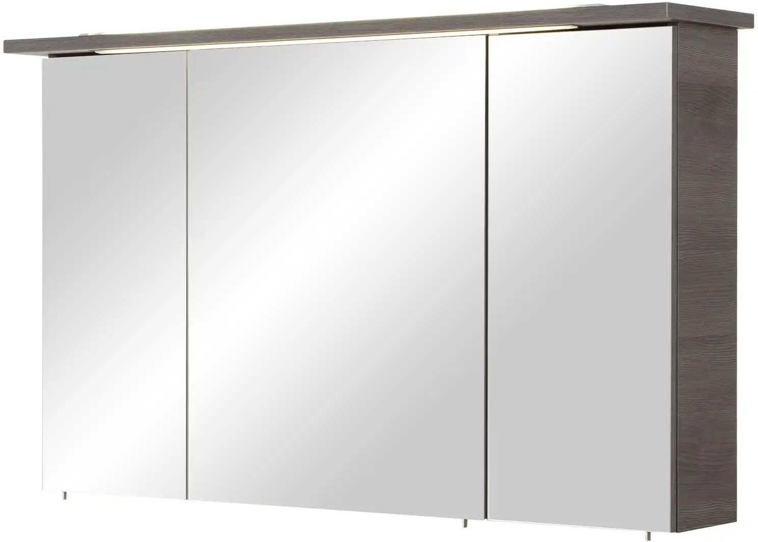 calmo2go Spiegelschrank  Alba ¦ grau ¦ Maße (cm): B: 115 H: 72 T: 20.0
