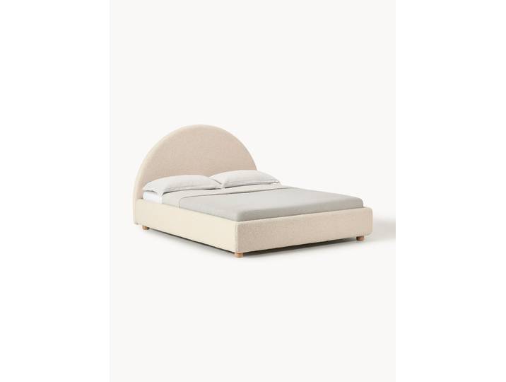 Lit matelassé en bouclette Ebba