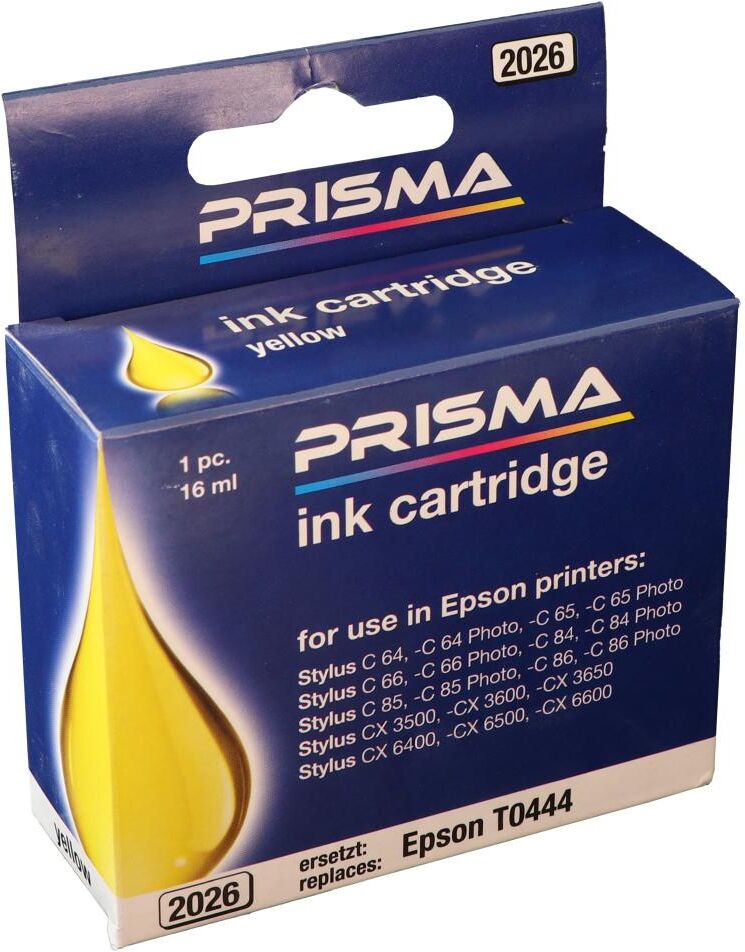 PRISMA 2026 Druckerpatrone für Epson Tintenstrahldrucker, yellow, 16 ml