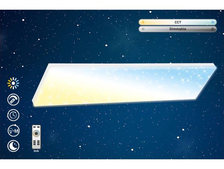 BRILONER LEUCHTEN LED Panel FRAMELESS , weiß (weiß, neutral), Leuchten, LED Panel