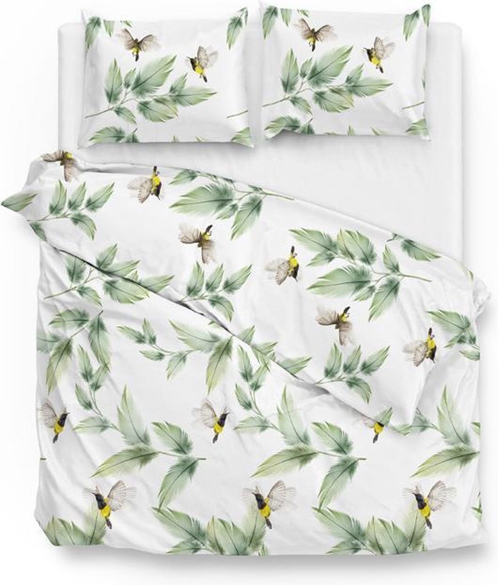 Zo!Home Payne Dekbedovertrek Litsjumeaux XL - 240 x 220 cm - Green