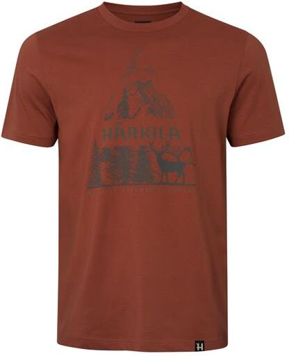 Härkila Nature S/S T-Shirt Mens, Autumn Orange