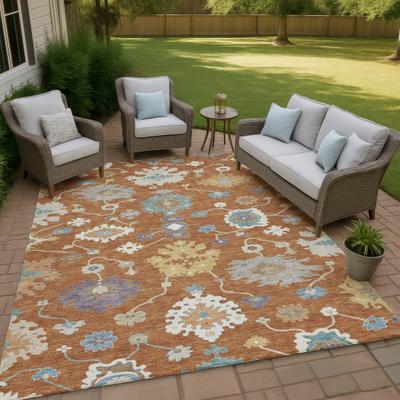 Addison Rugs Machine Washable Indoor/ Outdoor Traditonal Delhi Chantille Rug
