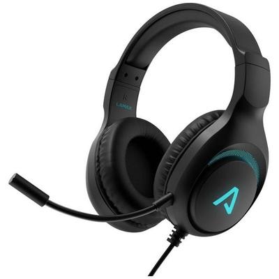 Lamax Heroes Guard1 Over Ear Headset kabelgebunden Stereo Schwarz Headset, Lautstärkeregelung, Mikrofon-Stummschaltung Gaming -