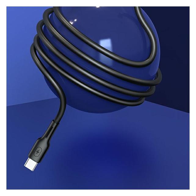 Usams U43 USB-C to lightning fast charging cable 30W, Black (1.20 m, 30 W) (SJ406USB01)