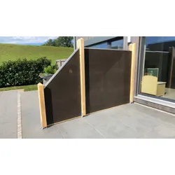 Lärmschutzwand Kessi - Lärmschutz aus hydrophobierten Holzfasern – Schallschutzwand für den Garten – auch als Sichtschutzzaun geeignet