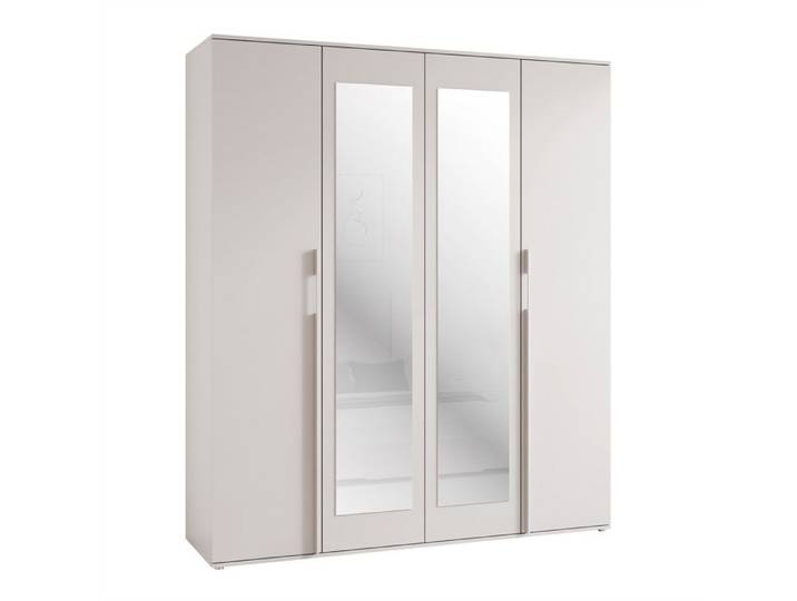 Armoire AVA - avec miroir - étagères et penderie - 180x52x210 cm - Cachemire
