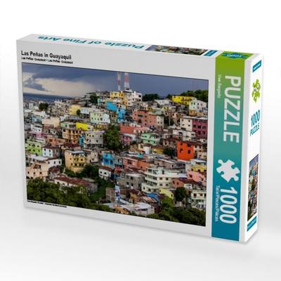 CALVENDO Puzzle Las Peñas in Guayaquil | 1000 Teile Lege-Größe 64x48cm Foto-Puzzle für glückliche Stunden