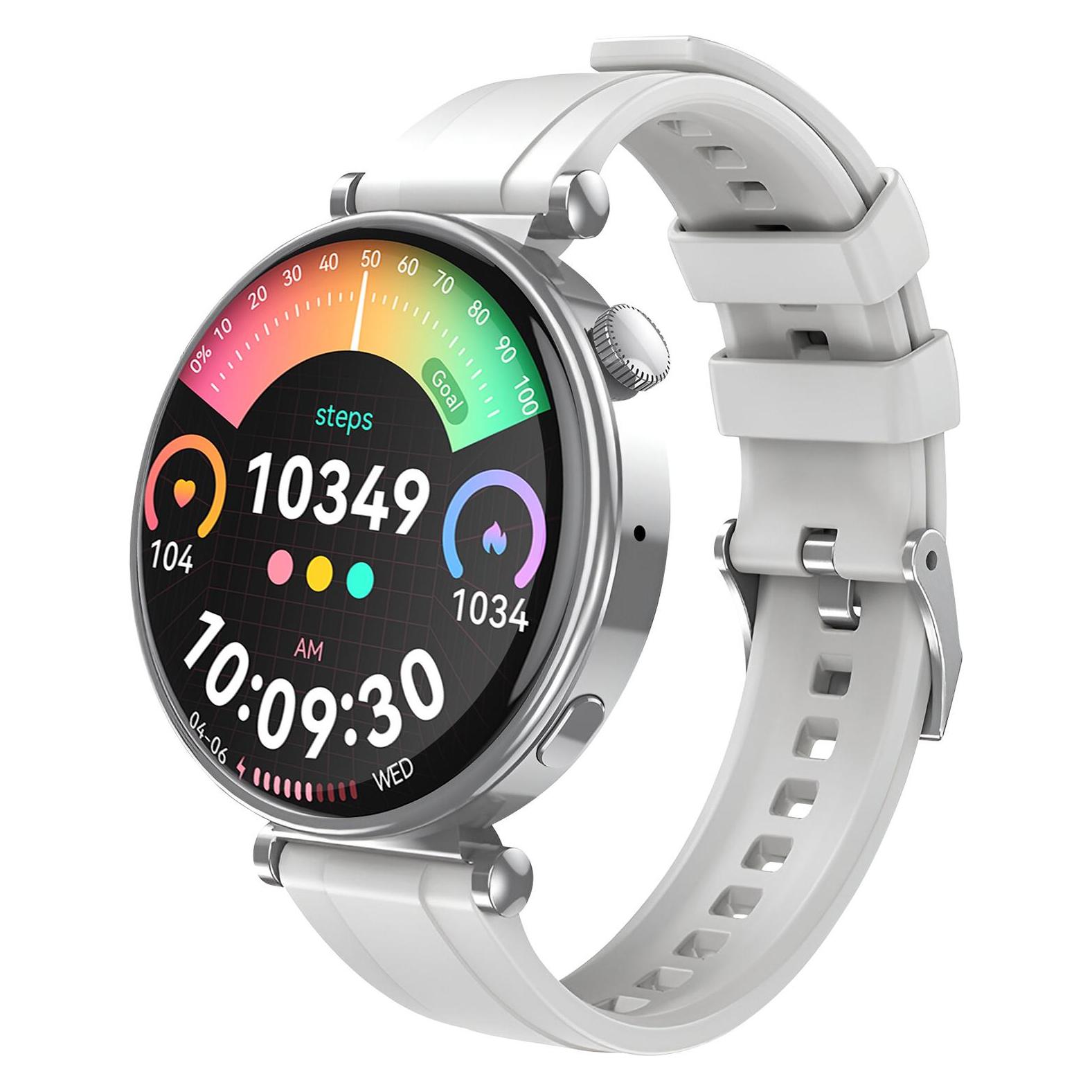 xO Smartwatch GT4 Mini Amoled silber (42 mm, ohne SIM) (GT4 Mini Argent)