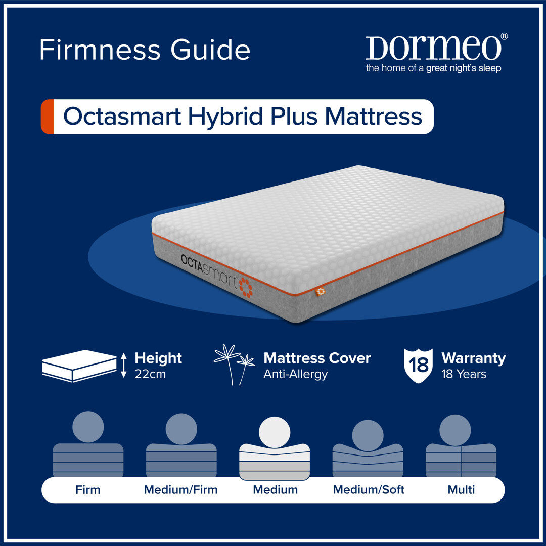 Dormeo Octasmart Hybrid Plus Mattress Super King (6')