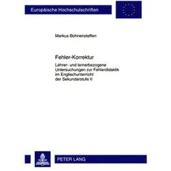 Fehler-Korrektur, Fachbücher von Markus Bohnensteffen