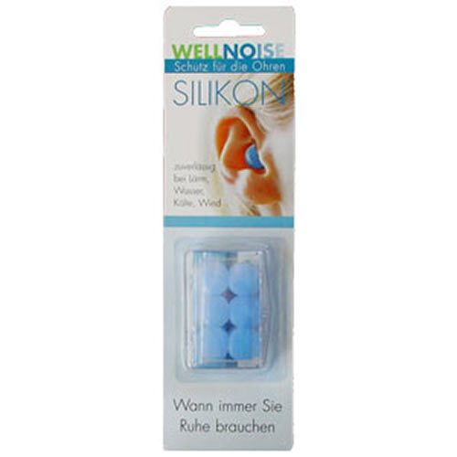 Wellnoise Ohrenstopfen blau Blister 3x2 St Ohrstöpsel