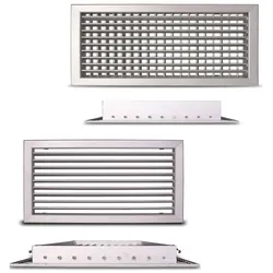 Lenklamellengitter CasaFan ALG-D und ALG-O Aluminium