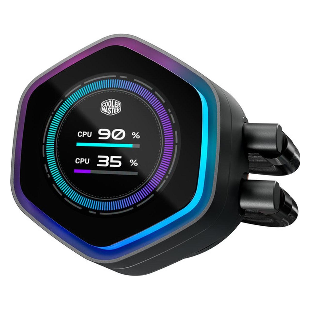 Cooler Master Flex-Kit: LCD (5.33 cm (2.1 Zoll), schwarz, LCD-Display für Echtzeitstatistiken und gr (RL-LCFK-FLCD-R1)