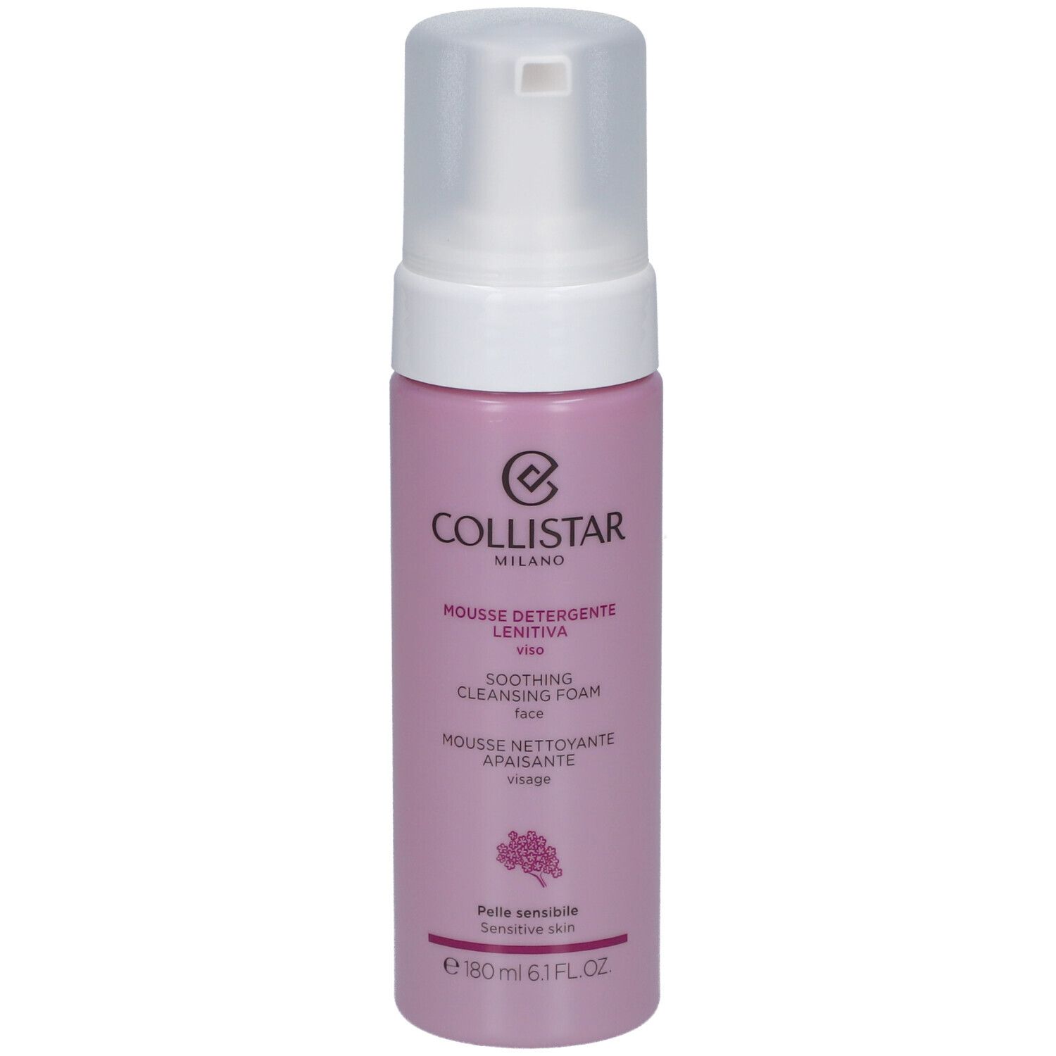 Collistar Soothing Cleansing Foam 180ml 180 ml Schaum