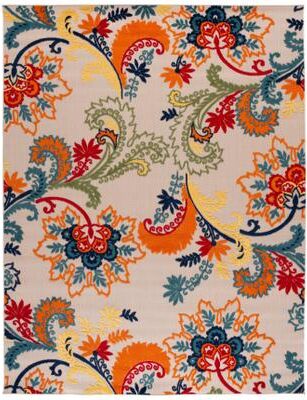 SAFAVIEH Cabana Avia Indoor/ Outdoor Waterproof Patio Floral Rug