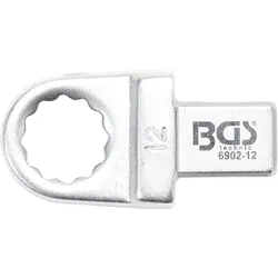 BGS Einsteck-Ringschlüssel 12 mm Aufnahme 9 x 12 mm - 6902-12