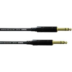 Cordial CFM3VV Klinke Instrumenten Kabel [1x Klinkenstecker 6.35 mm - 1x Klinkenstecker 6.35 mm] 3.00 m Schwarz