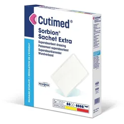 Cutimed Sorbion Sachet Extra 10x10cm 5 ST