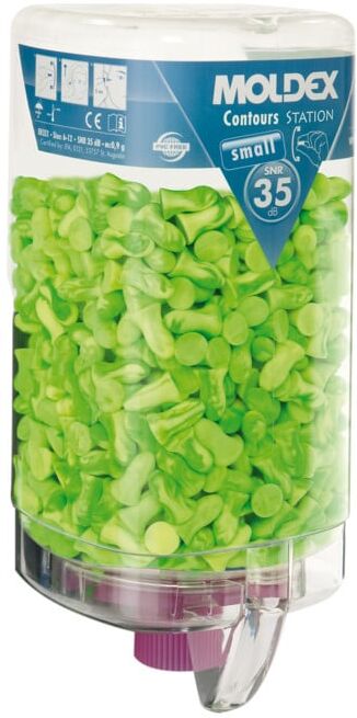 Moldex Bouchons d'oreilles jetables Contours petits en MoldexStation, grand SNR 35 dB (7453)