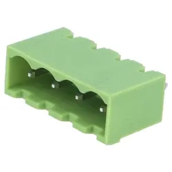 Steckbare Schraubklemme, gerade, 2,50mm2, RM 5,08mm, PCB, männlich - Anzahl Anschlüsse: 4