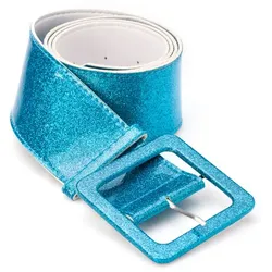 Gürtel "Glitter", türkis