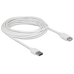 Delock USB-Kabel USB 2.0 5 m Weiß 85202