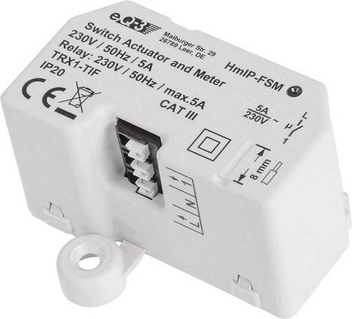 Homematic IP Funk Schaltaktor mit Messfunktion HmIP-FSM