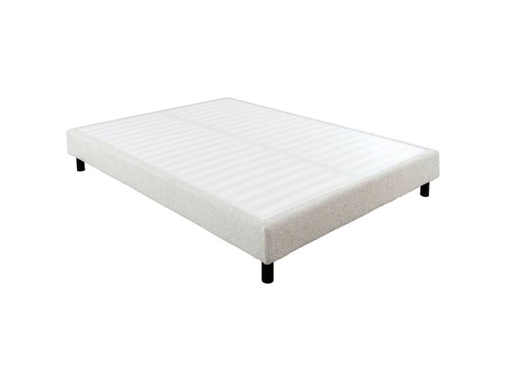 Sommier Tapissier Démontable 160x200cm Bouclette Crème - Tapikit