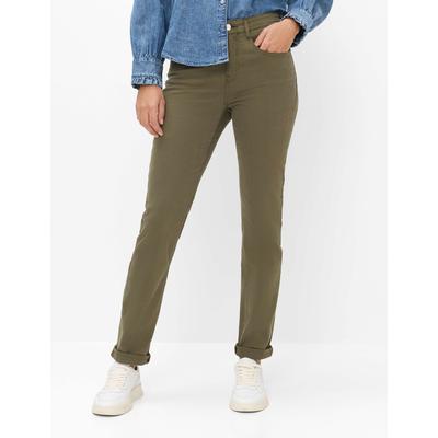 5-Pocket-Jeans BRAX "Style MARY", Damen, Gr. 34, Normalgrößen, khaki, Denim/Jeans, 96% Baumwolle, 4% Elasthan, Jeans 5-Pocket-Jeans