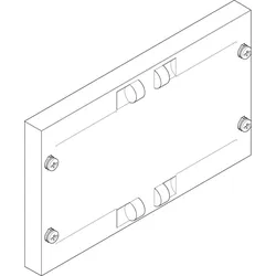 ABN FAG11N Abdeckplatte 250x150mm 1FB/1RE geschlossen
