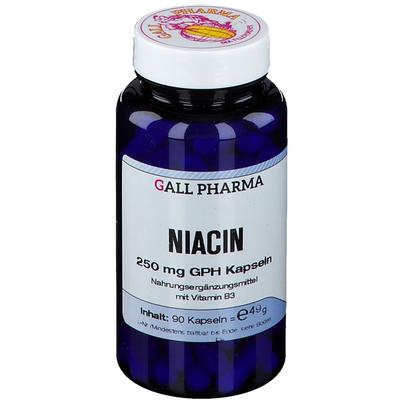 Niacin 250 mg GPH Kapseln 90 St