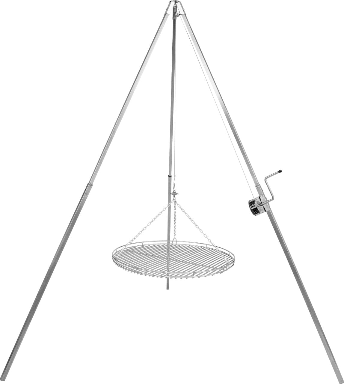 Schneider Grill Schneider Dreibeingrill 70 / 2 m Dreibein 200 cm mit Grillrost 70 cm