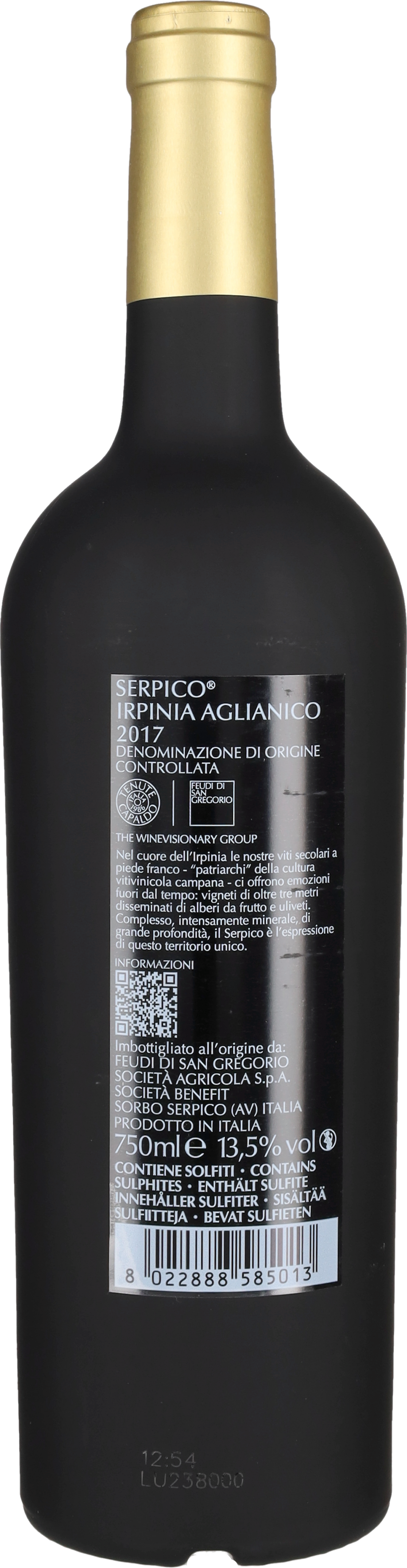 Aglianico 'Serpico' Feudi di San Gregorio 2017