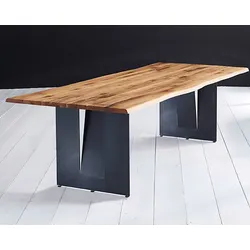 Bodahl Concept4You »Steven« Eisen Tischgestell Rustic Oak  – erhältlich in 2 Ausführungen