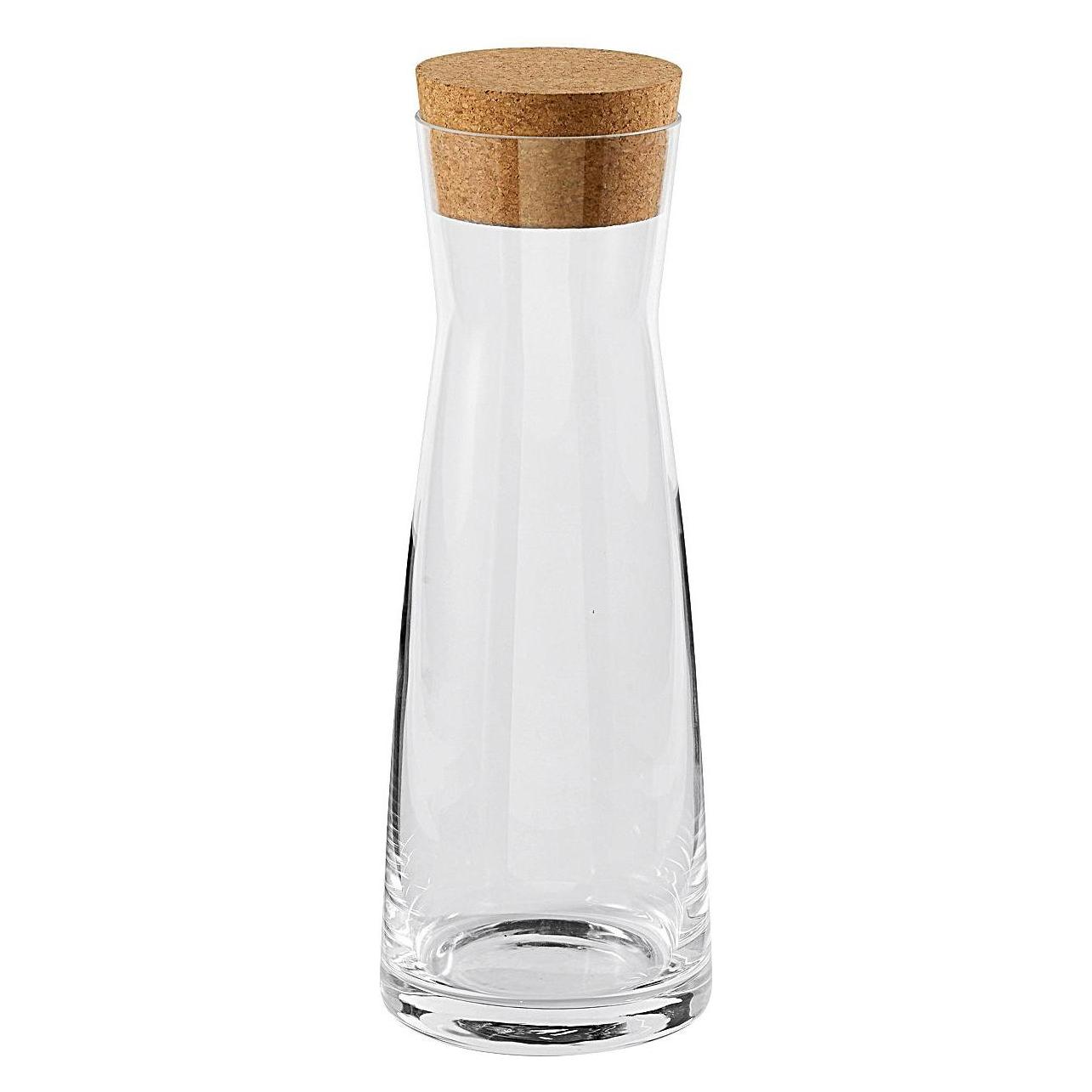 Bohemia Cristal Karaffe mit Korkstopfen (1 l) (008 133 003) Mindestbestellmenge: 6 Stück