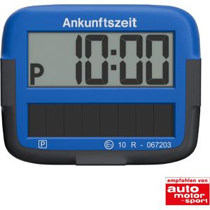 Needit Parkscheibe Park Micro Solar 9020, elektronisch, solarbetrieben, mit Zulassung, blau
