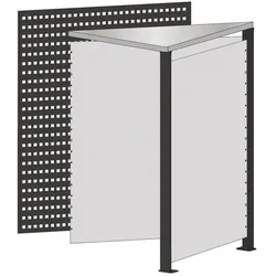 SCHULTE Lagertechnik Theken-Eckmodul 780 mit Arbeitsplatte »MULTIplus« 39