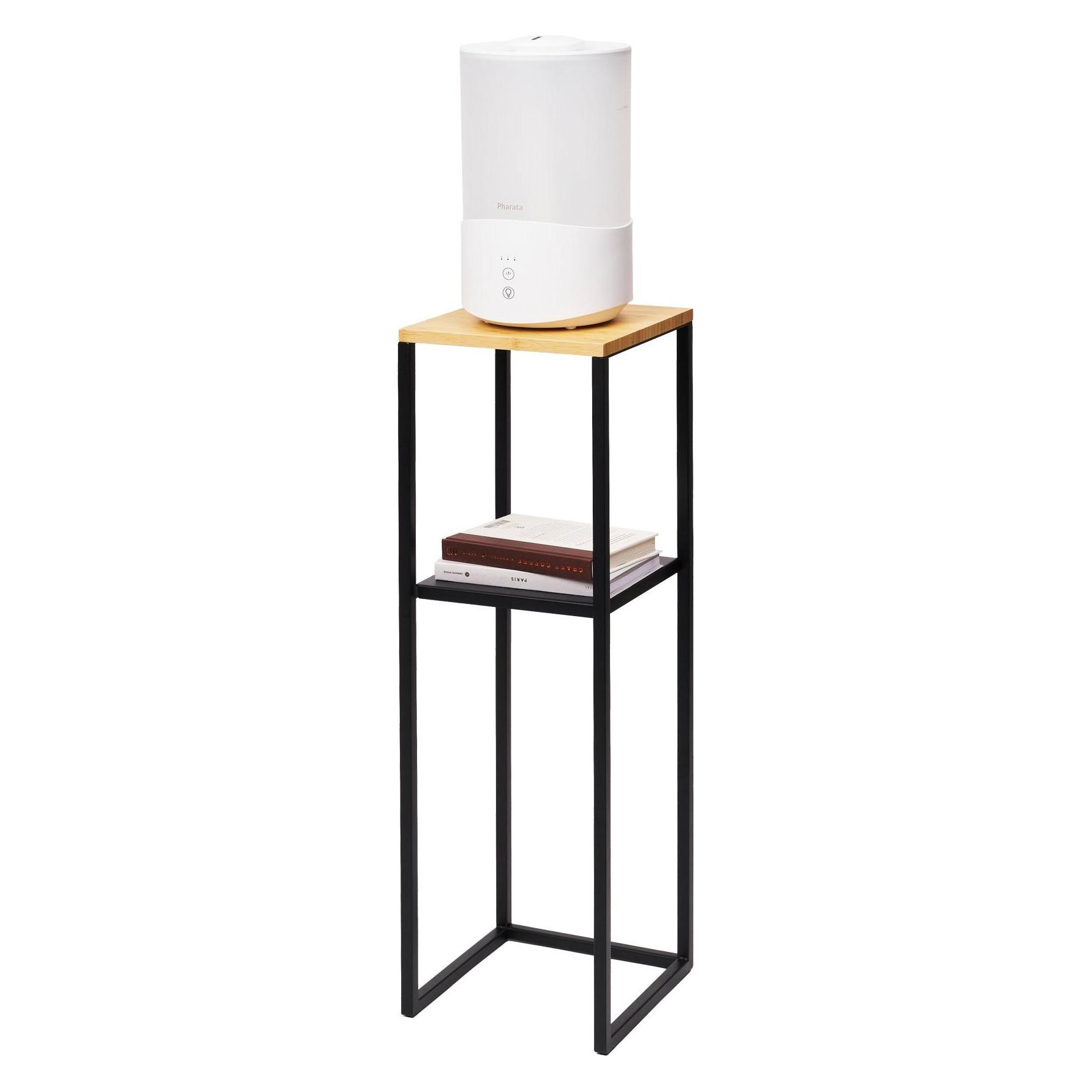 Yamazaki 2-stöckiges Regal mit Holzplatte TOWER (YA05984)