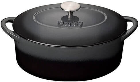 Denby Halo Cast Iron 28cm Oval Casserole