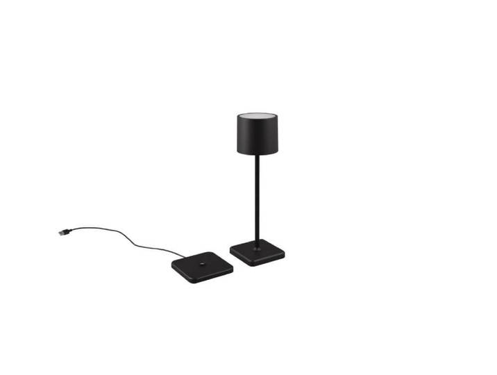 Oplaadbare tafellamp Fernandez zwart Trio - R54096132