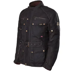 Modeka Glasgow Jacke Wachsjacke - schwarz - 5XL