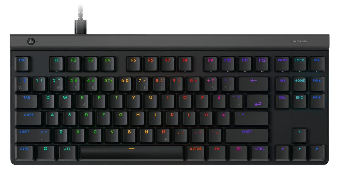 Logitech G G515 Mechanisch Gaming Toetsenbord met RGB LED-verlichting, USB, QWERTY, Zwart