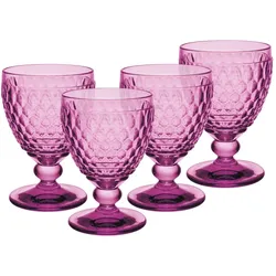 Villeroy & Boch Wassergläser Boston Coloured, Trinkgläser, Pink, Transparent