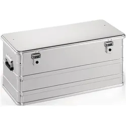 Aluminiumbox L782xB385xH367mm 91l m.Klapphebelverschlüssen m.Bohrungen