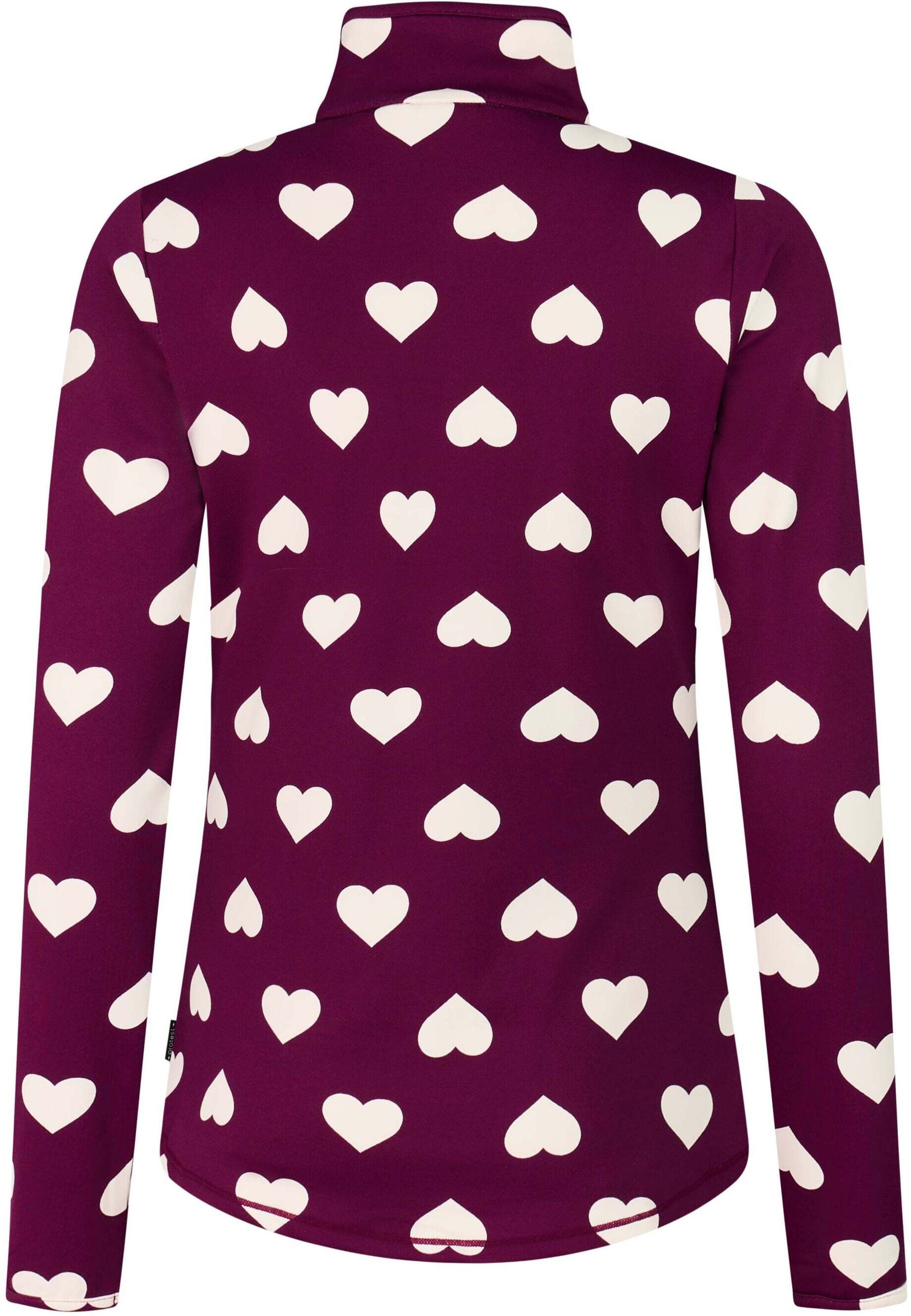 Rundhalspullover PROTEST "Skipullover PRTSwana", Damen, Gr. 40, current lila, Obermaterial: 92% Polyester PES. 8% Elasthan EL., Pullover Rundhalspullover current lila 40