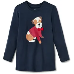 Tchibo - Kleinkinder-Langarmshirt - Gr. 122/128 - dunkelblau