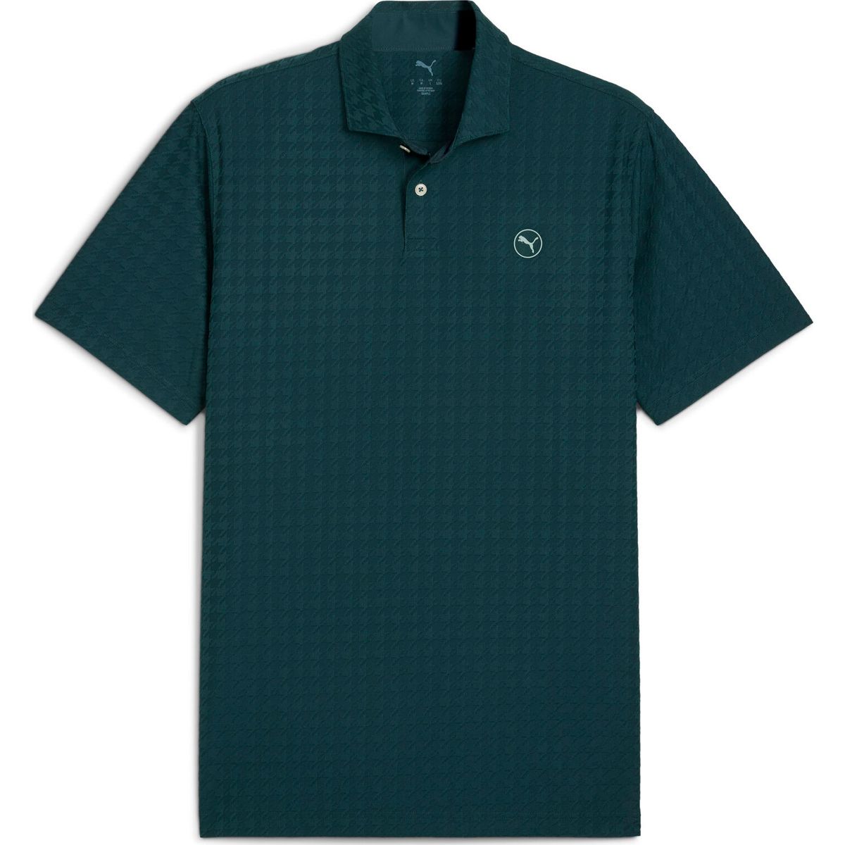 Puma Mattr Houndstooth Polo - LC green terrain (02) XL 633024-02-XL