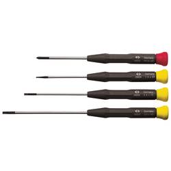 C.K ESD Schraubendreher-Set 4teilig Schlitz, Kreuzschlitz Phillips T4884X